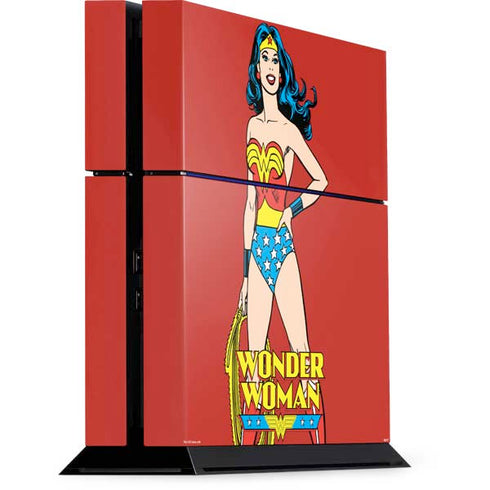 DC Comics Wonder Woman Classic Art Pose PS4 Console Skin