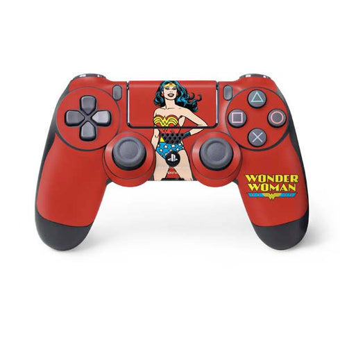 DC Comics Wonder Woman Classic Art Pose PS4 Controller Skin