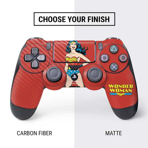 DC Comics Wonder Woman Classic Art Pose PS4 Controller Skin