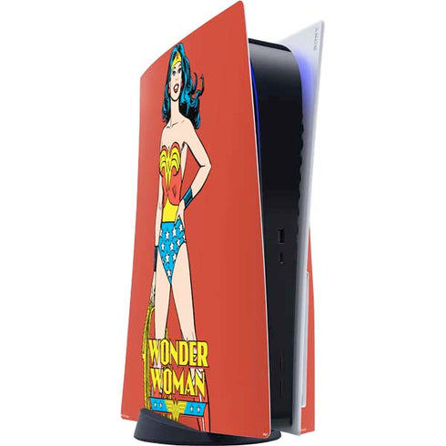 DC Comics Wonder Woman Classic Art Pose PS5 Console Skin