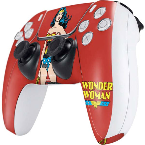 DC Comics Wonder Woman Classic Art Pose PS5 Controller Skin