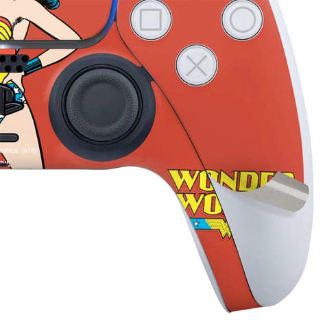 DC Comics Wonder Woman Classic Art Pose PS5 Controller Skin