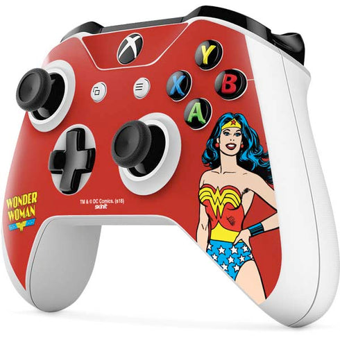 DC Comics Wonder Woman Classic Art Pose Xbox One S All-Digital Edition Bundle Skin