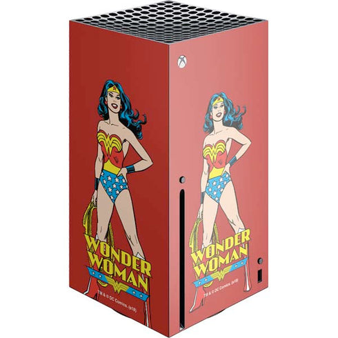DC Comics Wonder Woman Classic Art Pose Xbox Series X Console Skin