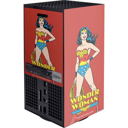 DC Comics Wonder Woman Classic Art Pose Xbox Series X Console Skin