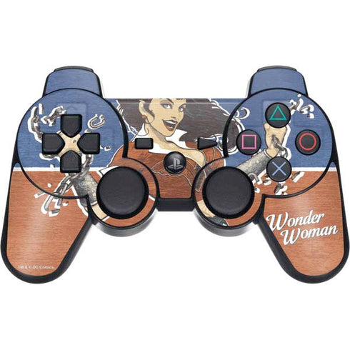 DC Comics Bombshells Wonder Woman Bombshell PS3 Dual Shock wireless controller Skin