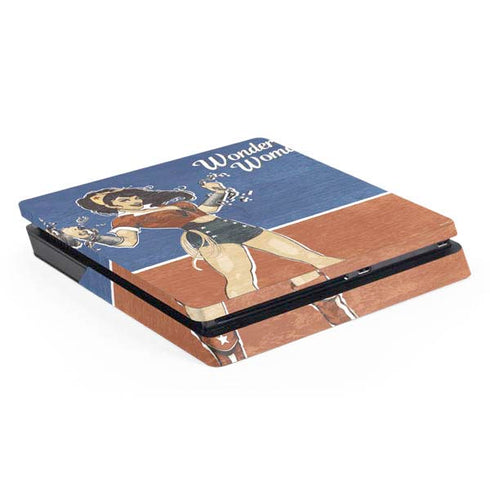 DC Comics Bombshells Wonder Woman Bombshell PS4 Slim Skin