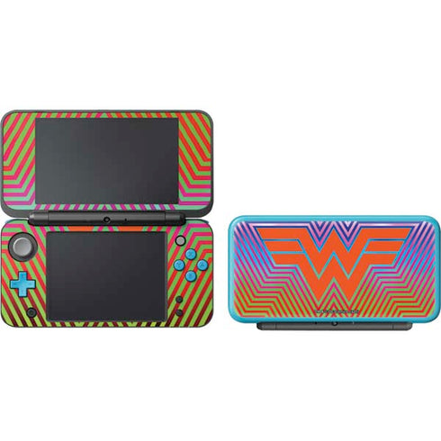 Wonder Woman 1984 (2020) Rainbow Chevron Logo Nintendo 2DS XL (2017) Skin