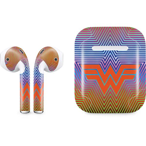 Wonder Woman 1984 (2020) Rainbow Chevron Logo Apple AirPods Skin