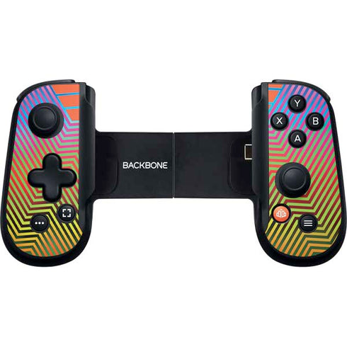Wonder Woman 1984 (2020) Rainbow Chevron Logo Backbone One for iPhone Game Controller Skin