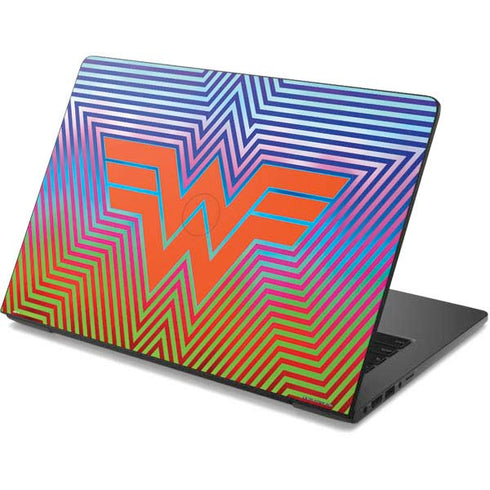 Wonder Woman 1984 (2020) Rainbow Chevron Logo Dell Chromebook Skin