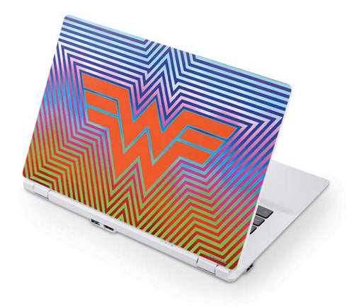 Wonder Woman 1984 (2020) Rainbow Chevron Logo Acer Chromebook Skin