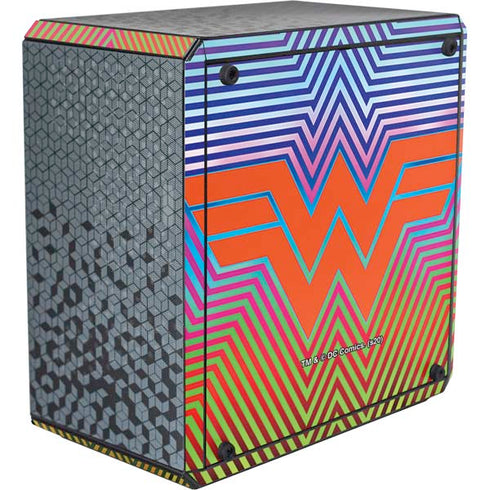 Wonder Woman 1984 (2020) Rainbow Chevron Logo Cooler Master MasterBox Q300L Mini Tower Skin