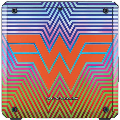 Wonder Woman 1984 (2020) Rainbow Chevron Logo Cooler Master MasterBox Q300L Mini Tower Skin