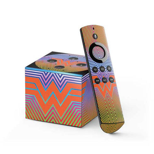 Wonder Woman 1984 (2020) Rainbow Chevron Logo Fire TV Cube Skin