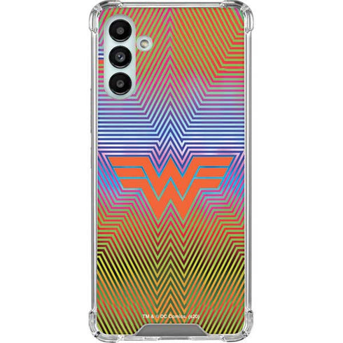 Wonder Woman 1984 (2020) Rainbow Chevron Logo Galaxy A13 5G Clear Case