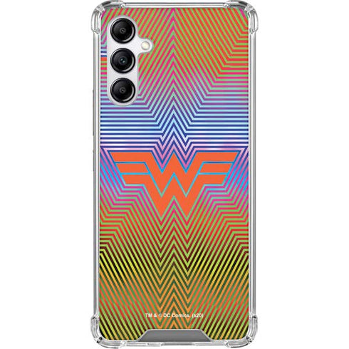 Wonder Woman 1984 (2020) Rainbow Chevron Logo Galaxy A15 5G Clear Case