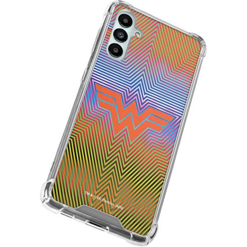 Wonder Woman 1984 (2020) Rainbow Chevron Logo Galaxy A15 5G Clear Case