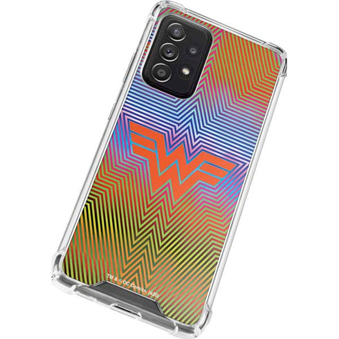 Wonder Woman 1984 (2020) Rainbow Chevron Logo Galaxy A52 5G Clear Case