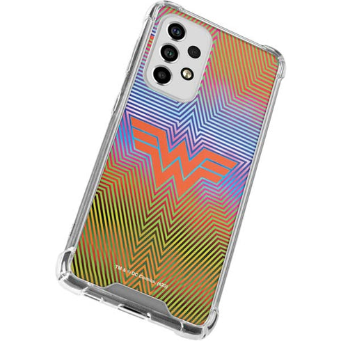 Wonder Woman 1984 (2020) Rainbow Chevron Logo Galaxy A53 5G Clear Case
