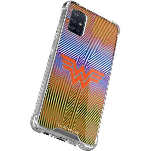Wonder Woman 1984 (2020) Rainbow Chevron Logo Galaxy A71 5G Clear Case