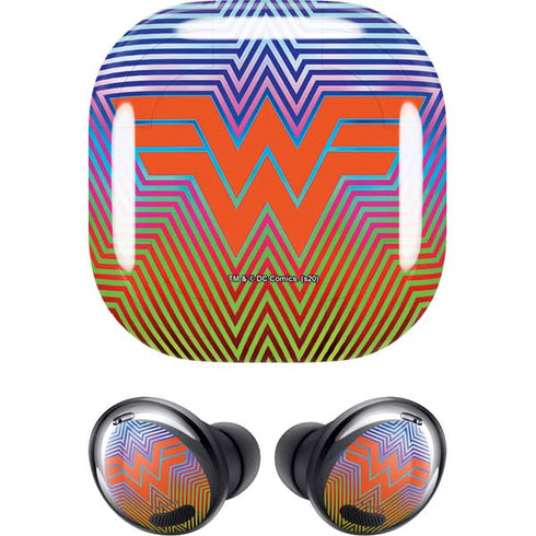 Wonder Woman 1984 (2020) Rainbow Chevron Logo Galaxy Buds Pro Skin