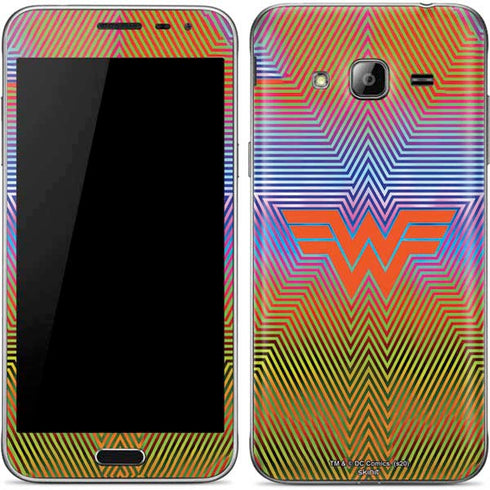 Wonder Woman 1984 (2020) Rainbow Chevron Logo Galaxy J3 Skin