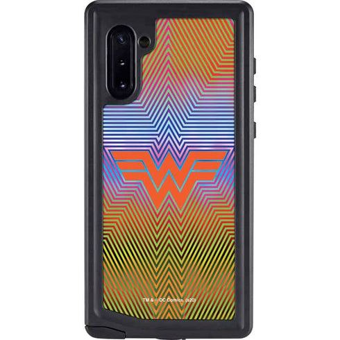 Wonder Woman 1984 (2020) Rainbow Chevron Logo Galaxy Note 10 Waterproof Case