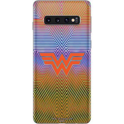 Wonder Woman 1984 (2020) Rainbow Chevron Logo Galaxy S10 Skin