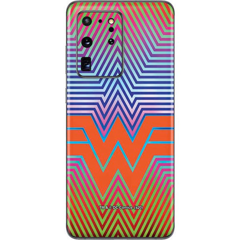 Wonder Woman 1984 (2020) Rainbow Chevron Logo Galaxy S20 Ultra 5G Skin