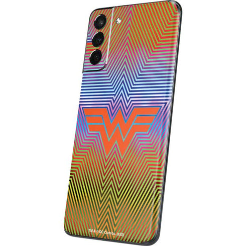 Wonder Woman 1984 (2020) Rainbow Chevron Logo Galaxy S21 5G Skin