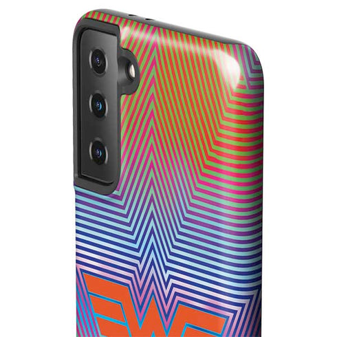 Wonder Woman 1984 (2020) Rainbow Chevron Logo Galaxy S21 FE Pro Case