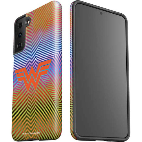 Wonder Woman 1984 (2020) Rainbow Chevron Logo Galaxy S21 FE Pro Case