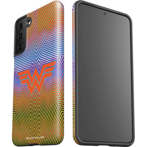 Wonder Woman 1984 (2020) Rainbow Chevron Logo Galaxy S21 Plus 5G Pro Case