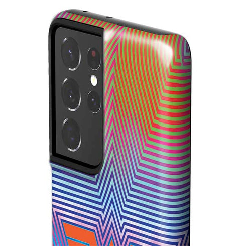 Wonder Woman 1984 (2020) Rainbow Chevron Logo Galaxy S21 Ultra 5G Pro Case