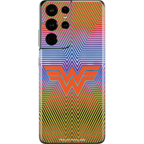 Wonder Woman 1984 (2020) Rainbow Chevron Logo Galaxy S21 Ultra 5G Skin