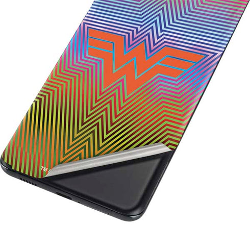Wonder Woman 1984 (2020) Rainbow Chevron Logo Galaxy S21 Ultra 5G Skin