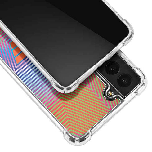 Wonder Woman 1984 (2020) Rainbow Chevron Logo Galaxy S22 Clear Case