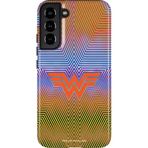 Wonder Woman 1984 (2020) Rainbow Chevron Logo Galaxy S22 Plus Pro Case