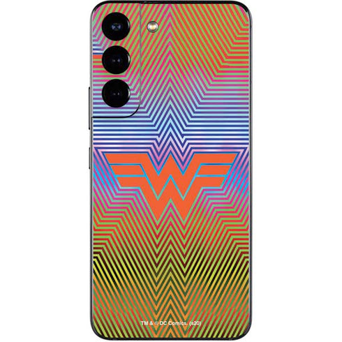 Wonder Woman 1984 (2020) Rainbow Chevron Logo Galaxy S22 Skin