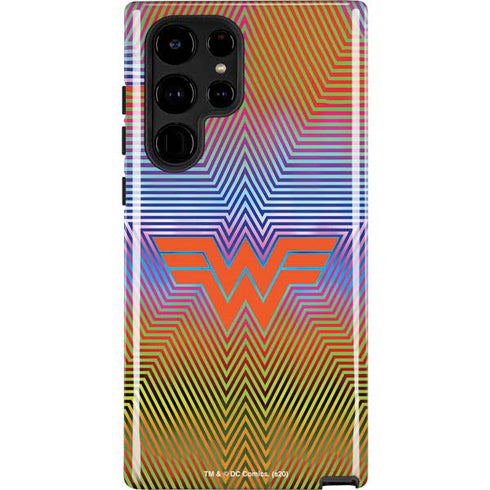 Wonder Woman 1984 (2020) Rainbow Chevron Logo Galaxy S22 Ultra Pro Case