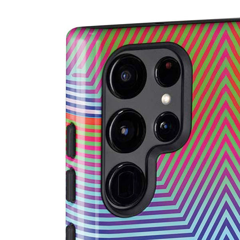 Wonder Woman 1984 (2020) Rainbow Chevron Logo Galaxy S22 Ultra Pro Case