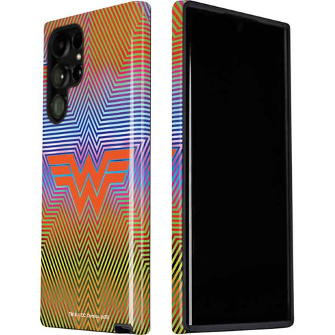 Wonder Woman 1984 (2020) Rainbow Chevron Logo Galaxy S22 Ultra Pro Case