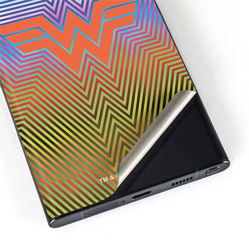 Wonder Woman 1984 (2020) Rainbow Chevron Logo Galaxy S22 Ultra Skin