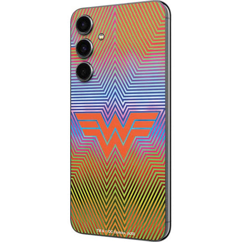 Wonder Woman 1984 (2020) Rainbow Chevron Logo Galaxy S23 FE Skin