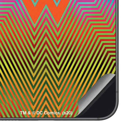 Wonder Woman 1984 (2020) Rainbow Chevron Logo Galaxy S23 FE Skin