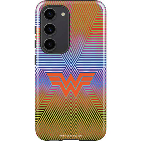 Wonder Woman 1984 (2020) Rainbow Chevron Logo Galaxy S23 Pro Case