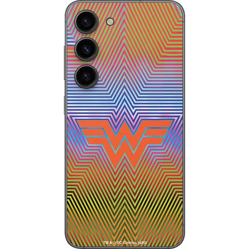Wonder Woman 1984 (2020) Rainbow Chevron Logo Galaxy S23 Skin