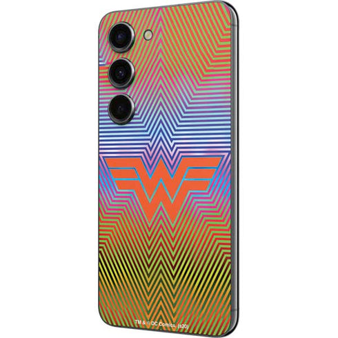 Wonder Woman 1984 (2020) Rainbow Chevron Logo Galaxy S23 Skin
