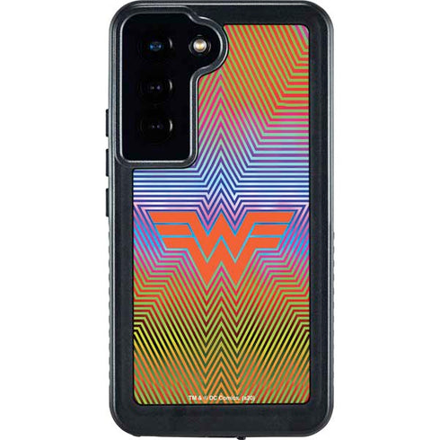 Wonder Woman 1984 (2020) Rainbow Chevron Logo Galaxy S23 Waterproof Case